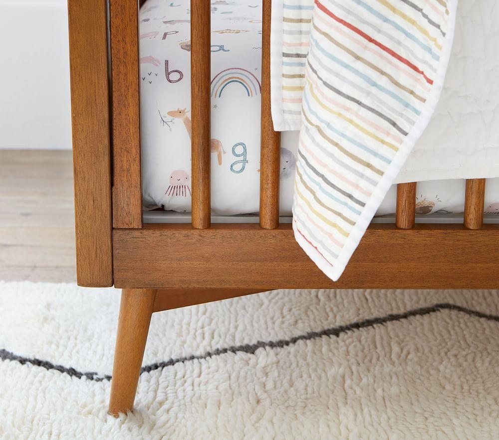 West Elm x PBK Mid Century Convertible Cot Pottery Barn Kids Australia